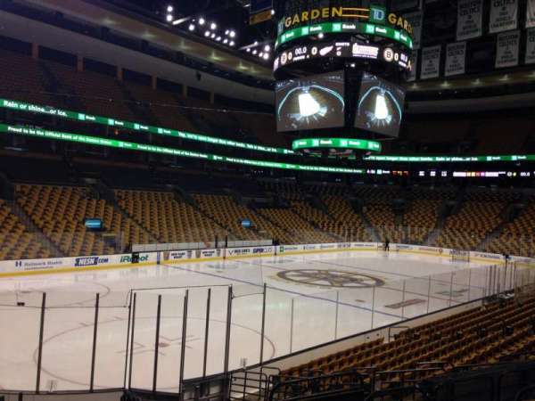 TD Garden, section: 15, row: 8, seat: 7