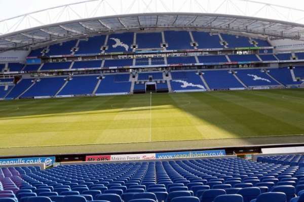 American Express Stadium, section: E1D, row: Y, seat: 130