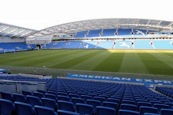 American Express Stadium, section: W1D, row: V