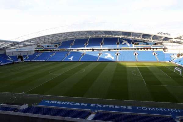 American Express Stadium, section: W2C, row: D, seat: 74