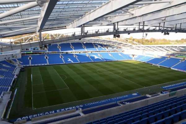 American Express Stadium, section: W3I, row: H, seat: 232