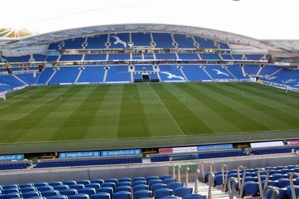 American Express Stadium, section: E3E, row: H, seat: 150