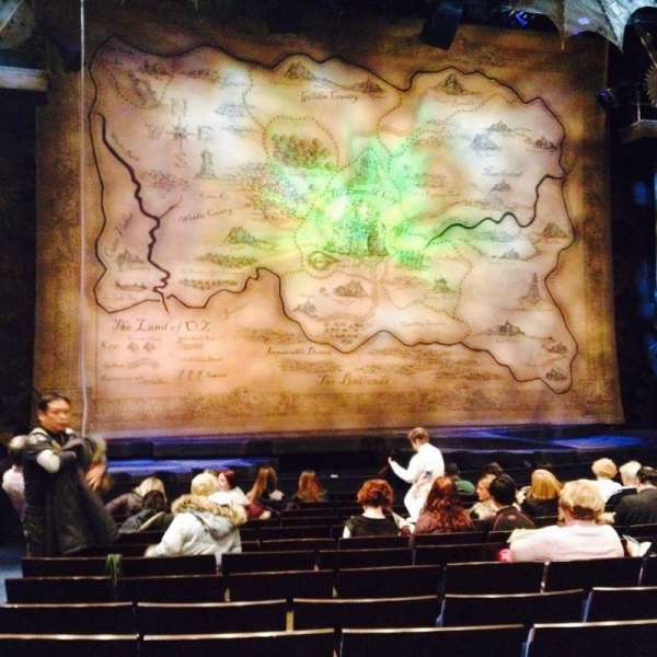 Gershwin Theatre, section: Orchestra C, row: J, seat: 101
