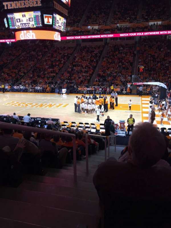 Thompson-Boling Arena, section: 103, row: 15, seat: 14