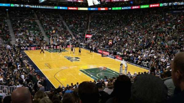 Delta Center, section: 14, row: 6, seat: 5
