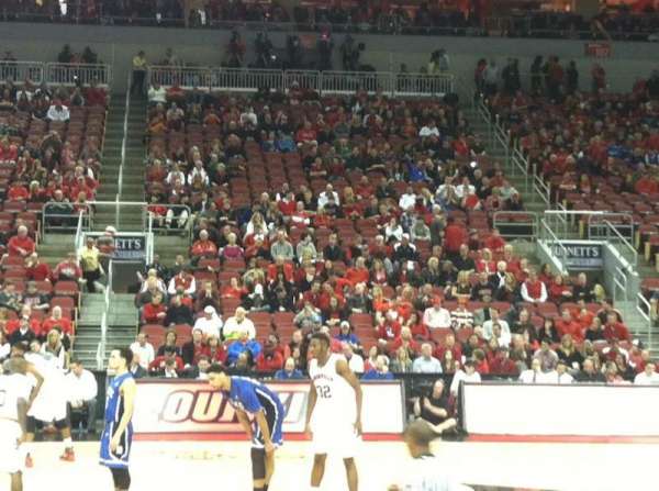 KFC Yum! Center, section: 116, row: E