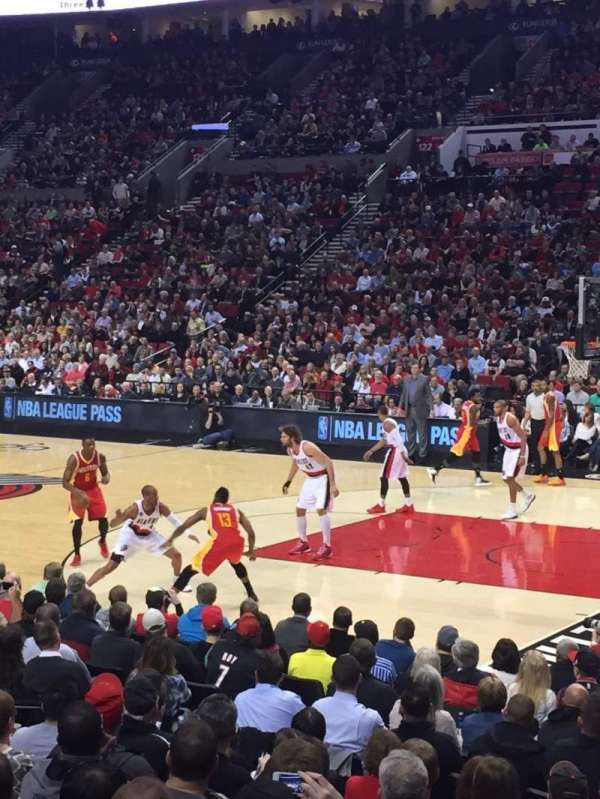 Moda Center, section: 110, row: K, seat: 11