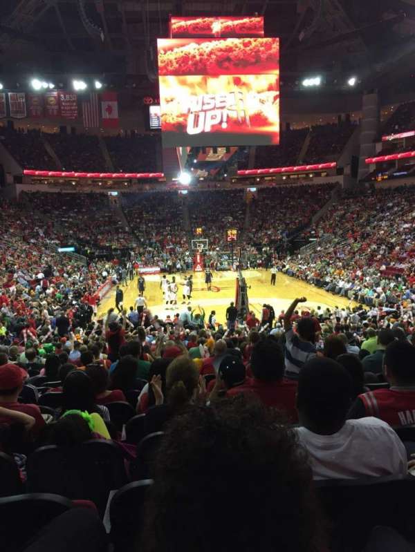 Toyota Center, section: 114, row: 15, seat: 5,6