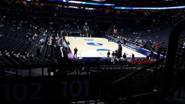 Spectrum Center, section: 102, row: T, seat: 1