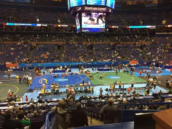 Enterprise Center, section: 117T, row: BB, seat: 2