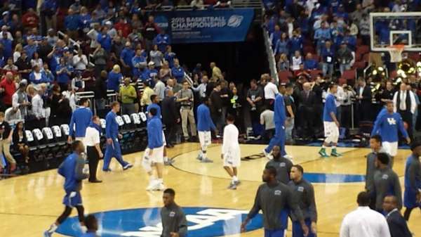 KFC Yum! Center, section: 109, row: N, seat: 9