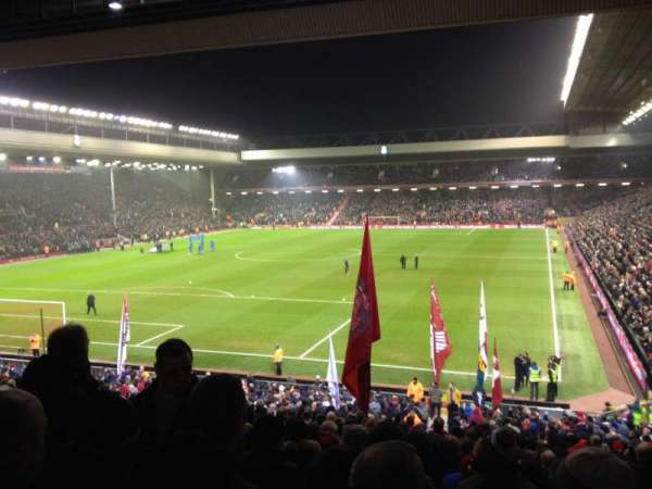 Anfield, section: 207, row: 38, seat: 36