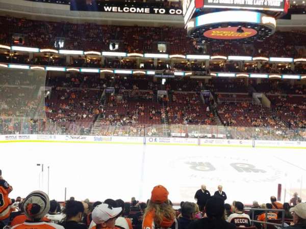 Xfinity Mobile Arena, section: 124, row: 9, seat: 10
