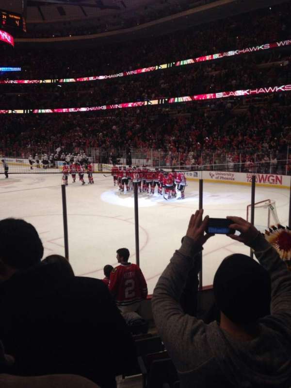 United Center, section: 108, row: 8, seat: 3