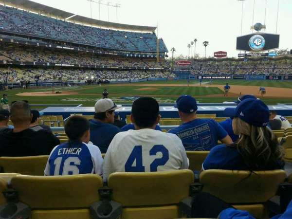 Dodger Stadium, section: 18fd, row: J, seat: 6