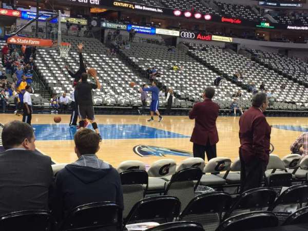 American Airlines Center, section: 120, row: 2, seat: 12