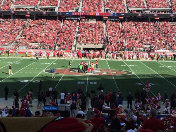 Levi's Stadium, section: C138, row: 25, seat: 6