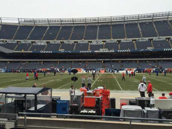 Soldier Field, section: 108, row: 4, seat: 4