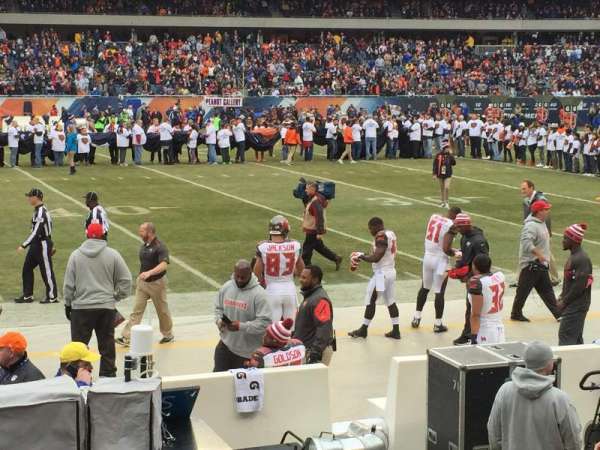 Soldier Field, section: 108, row: 4, seat: 4