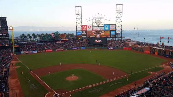 Oracle Park, section: VB313, row: E, seat: 7
