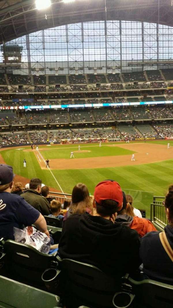 American Family Field, section: 206, row: 8, seat: 20