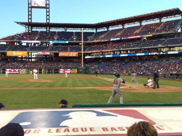 Citizens Bank Park, section: 129, row: 3, seat: 3