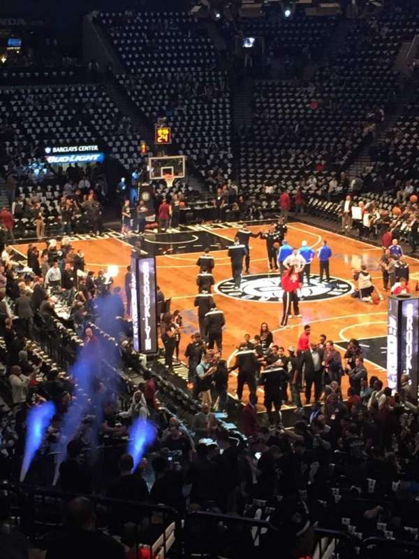 Barclays Center, section: 102, row: 7