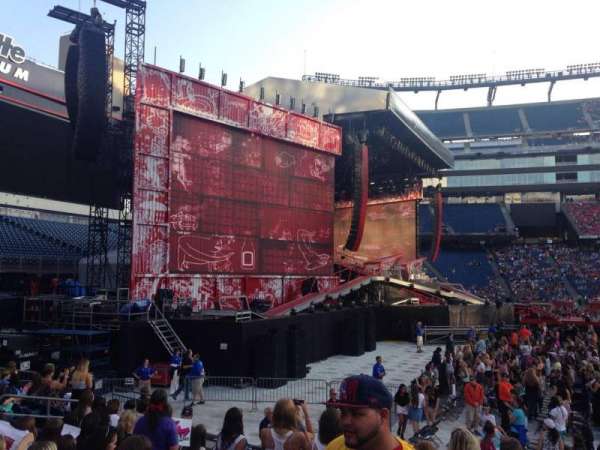 Gillette Stadium, section: 113, row: 9, seat: 19