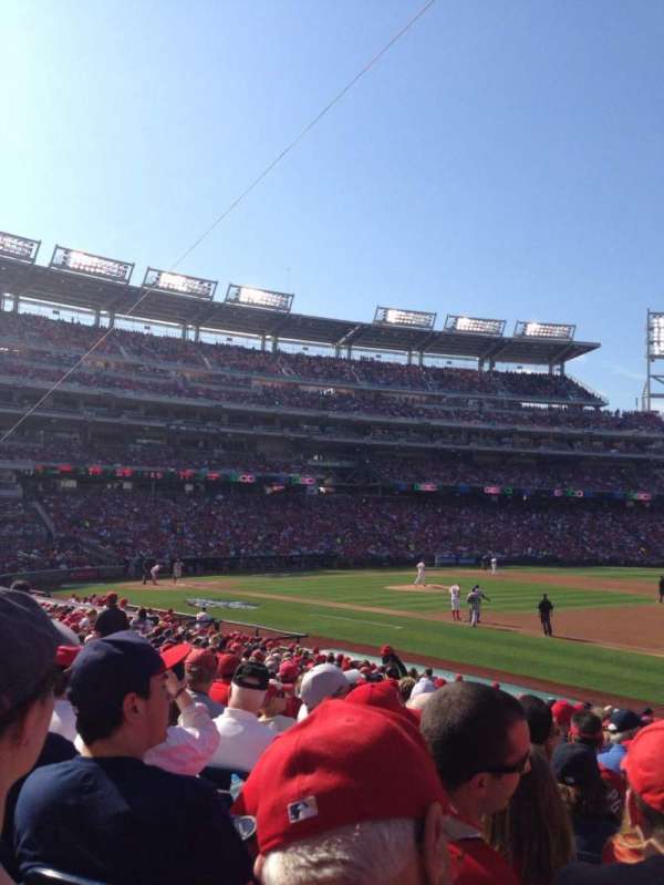 Nationals Park, section: 132, row: Z, seat: 5