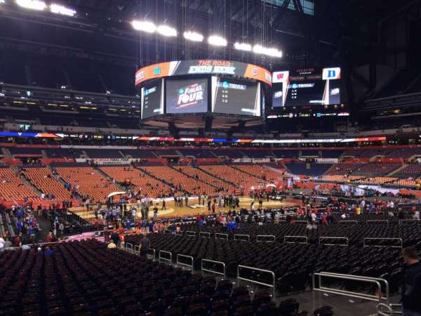 Lucas Oil Stadium, section: 143, row: PP