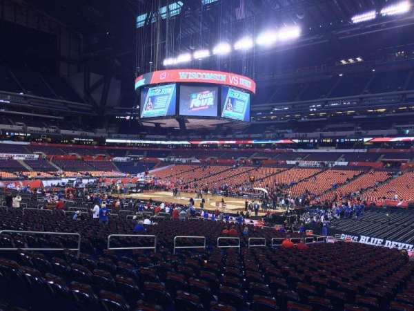 Lucas Oil Stadium, section: 109