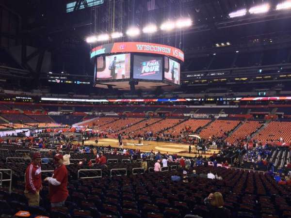 Lucas Oil Stadium, section: 110
