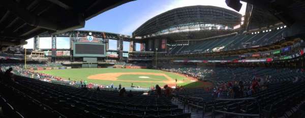 Chase Field, section: 128, row: 36, seat: 3