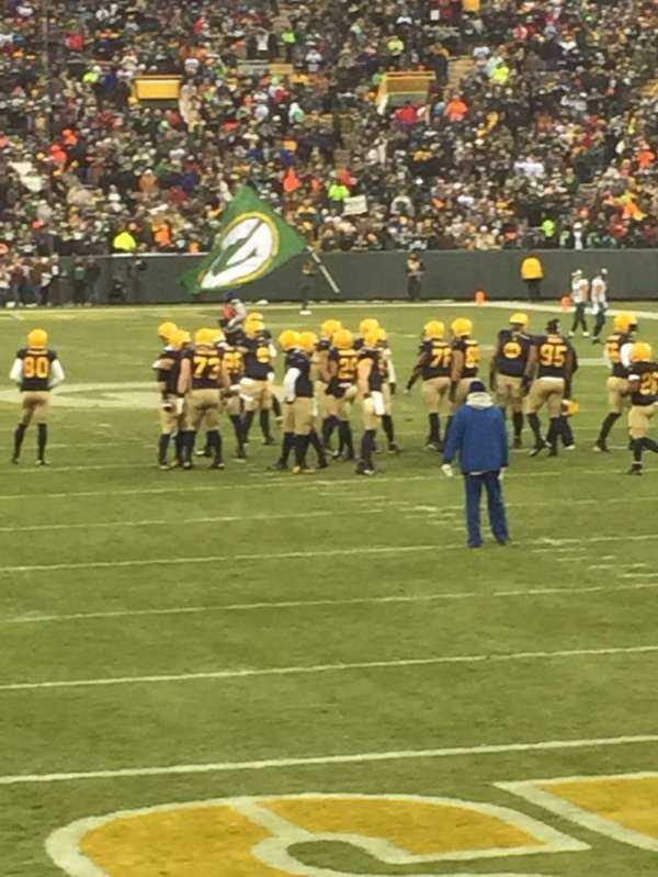 Lambeau Field, section: 138, row: 8, seat: 13