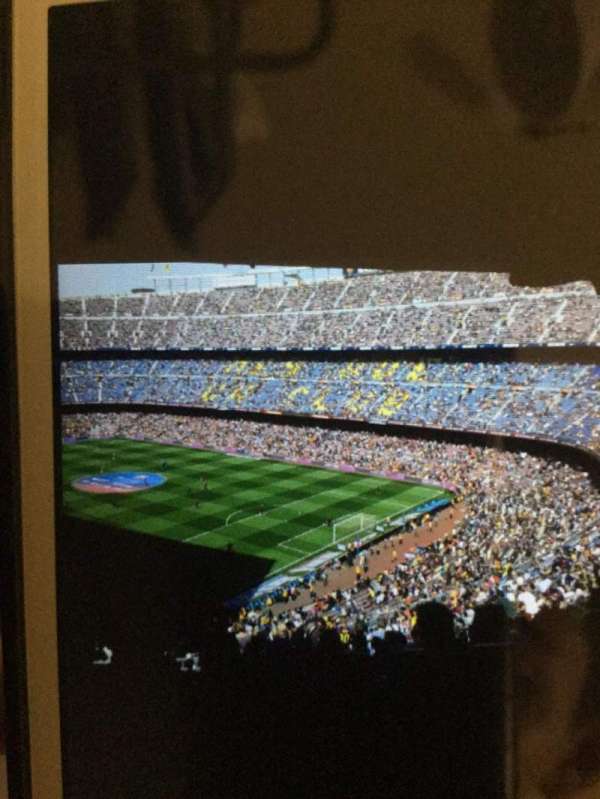 Camp Nou, section: 33, row: 23, seat: 1