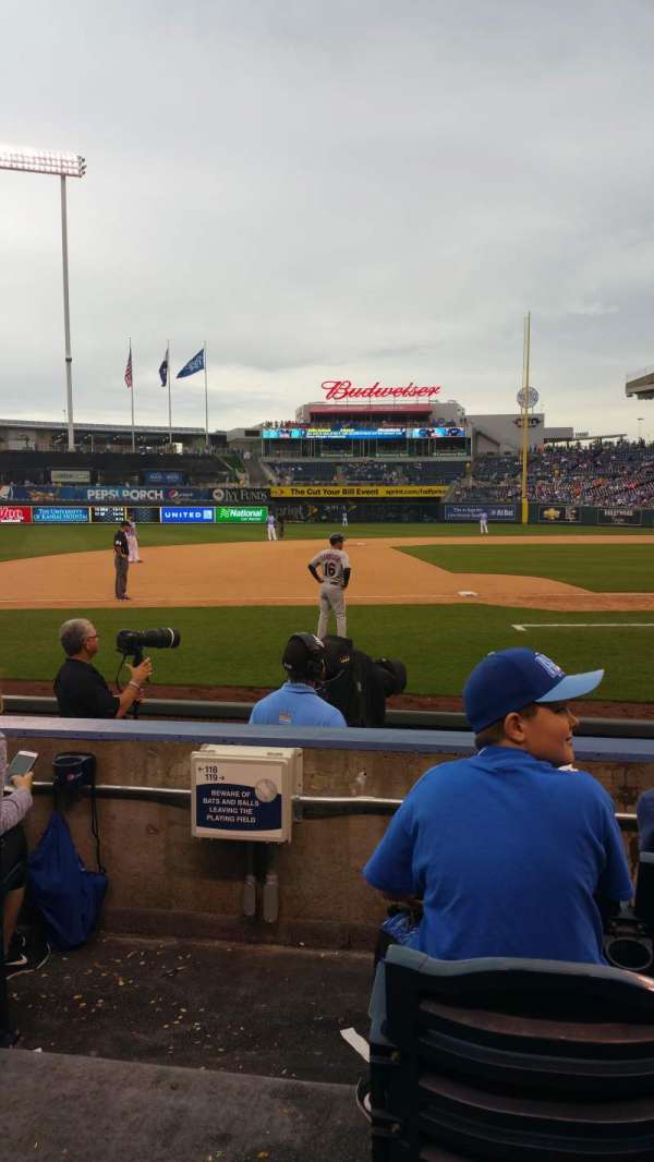 Kauffman Stadium, section: 119, row: C