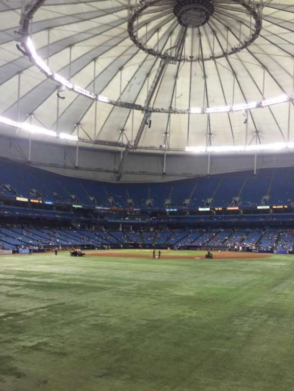Tropicana Field, section: 150, row: G, seat: 10