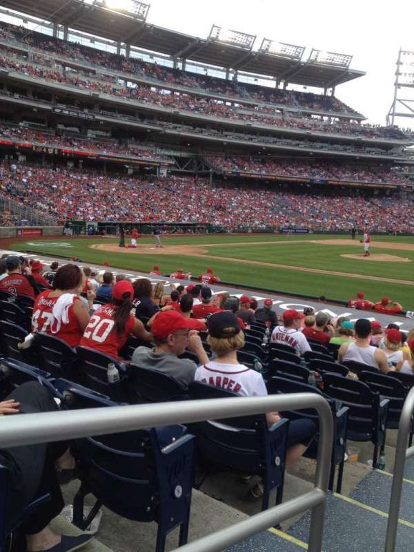 Nationals Park, section: 130, row: J, seat: 130
