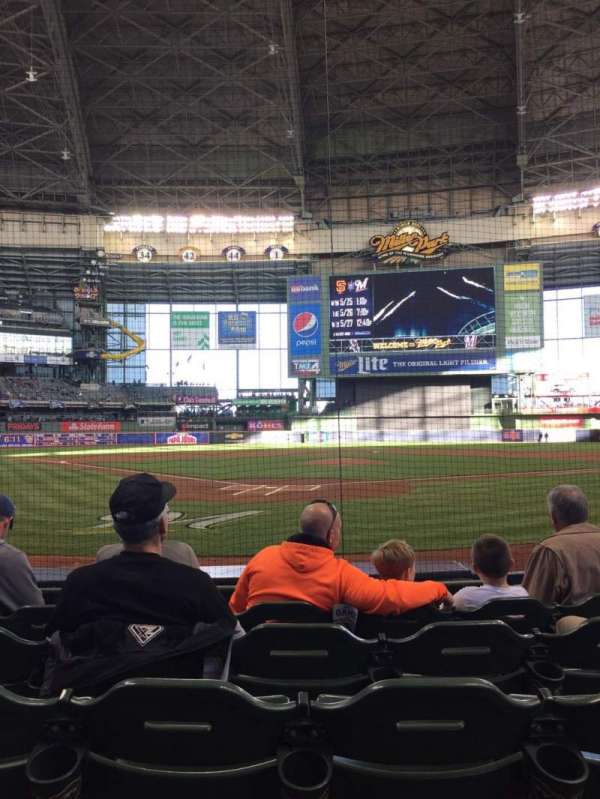 American Family Field, section: 117, row: 6, seat: 11