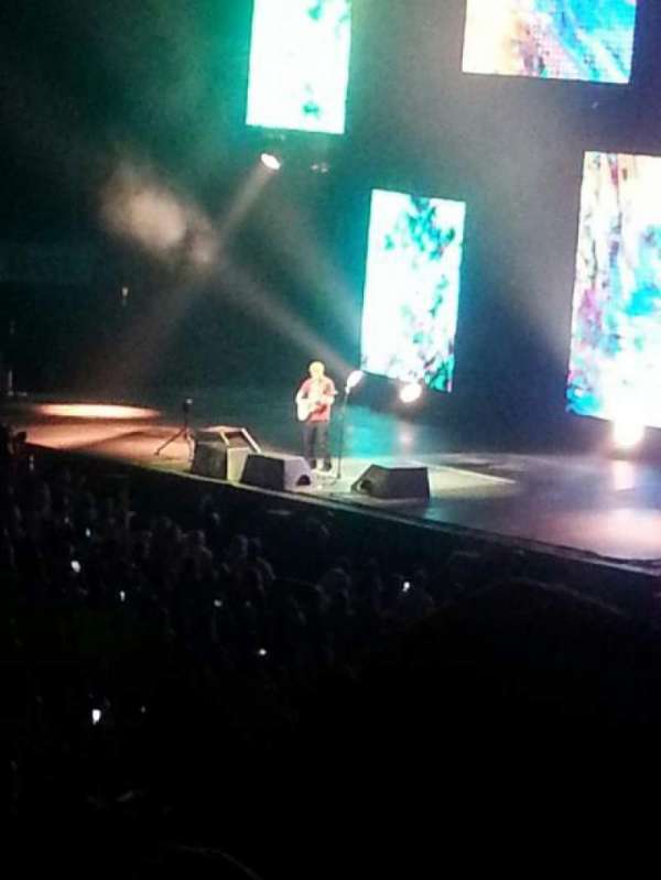 Enterprise Center, section: 104, row: W, seat: 7