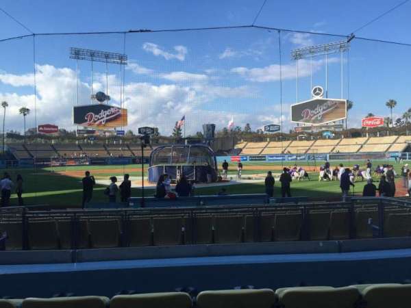 Dodger Stadium, section: 2FD, row: D, seat: 5