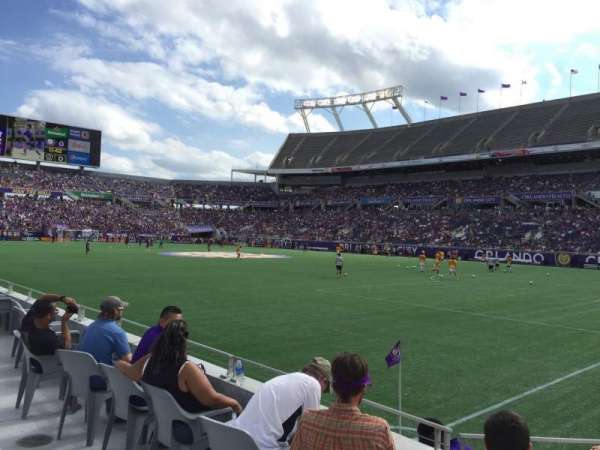 Camping World Stadium, section: 101, row: A, seat: 8