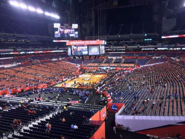 Lucas Oil Stadium, section: 450, row: 1, seat: 1