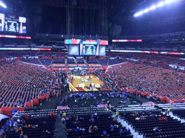 Lucas Oil Stadium, section: 401, row: 1, seat: 1