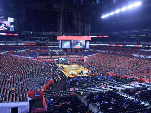 Lucas Oil Stadium, section: 402, row: 1, seat: 1