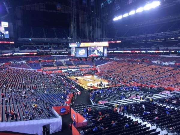Lucas Oil Stadium, section: 403, row: 1, seat: 1