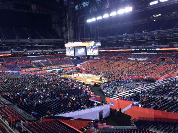 Lucas Oil Stadium, section: 406, row: 1, seat: 1