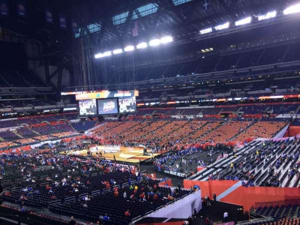 Lucas Oil Stadium, section: 407, row: 1, seat: 1