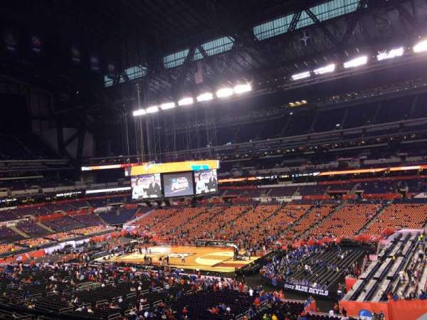 Lucas Oil Stadium, section: 408, row: 1, seat: 1