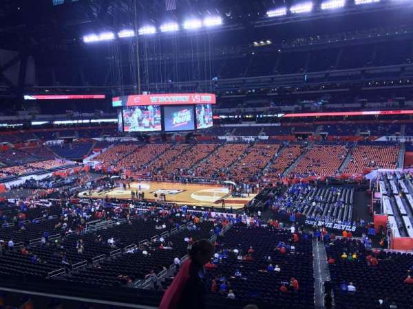 Lucas Oil Stadium, section: 410, row: 1, seat: 1